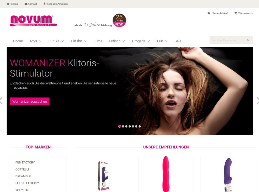 Novum.tv Online Shop